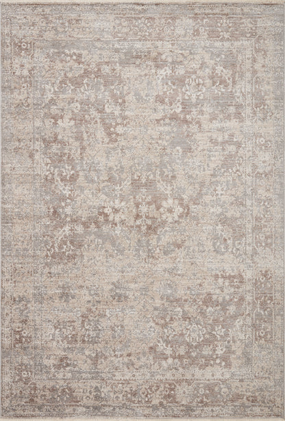 Serena Rug in Silver/Natural