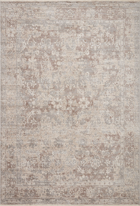 Serena Rug in Silver/Natural
