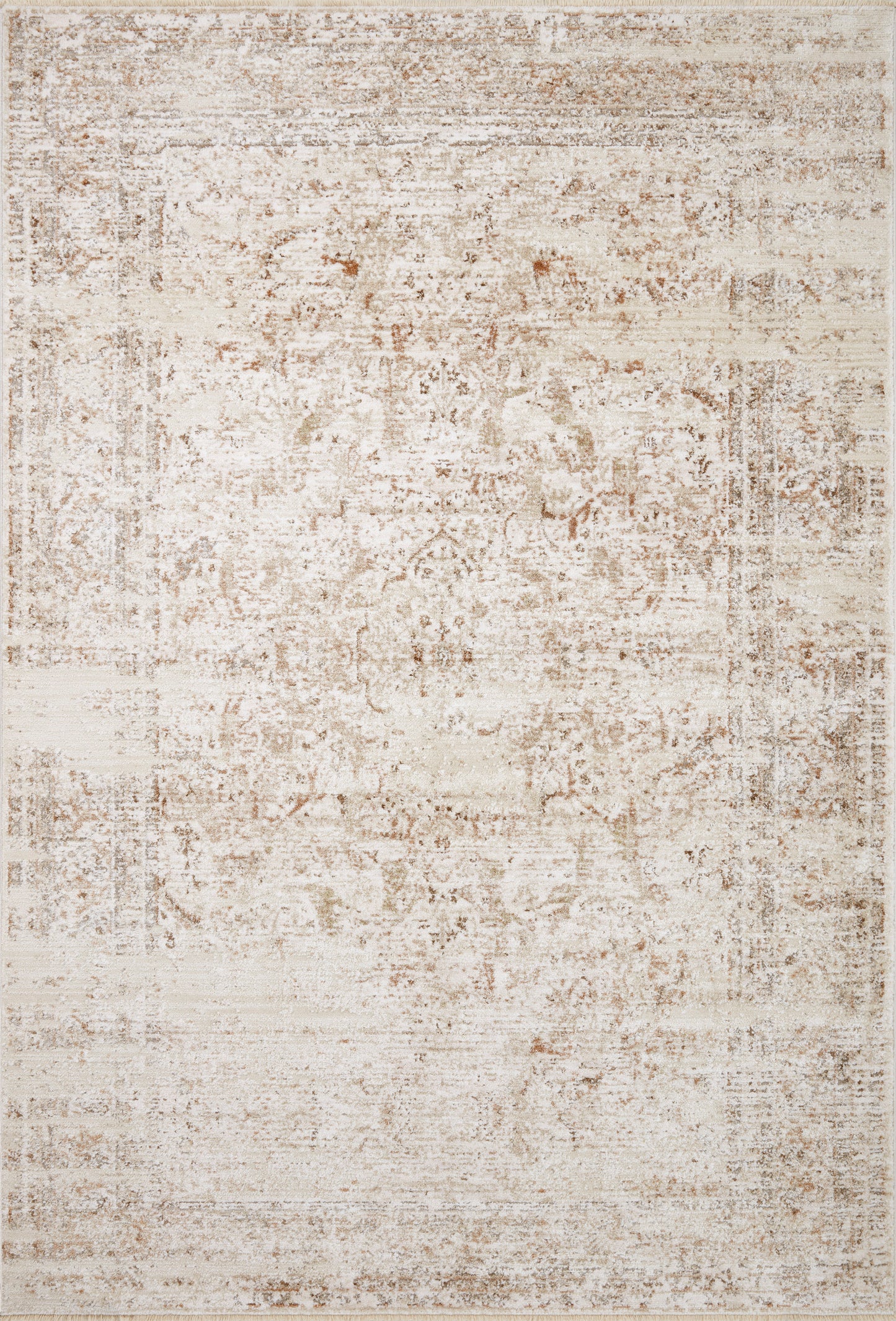 Serena Rug in Beige/Terracotta