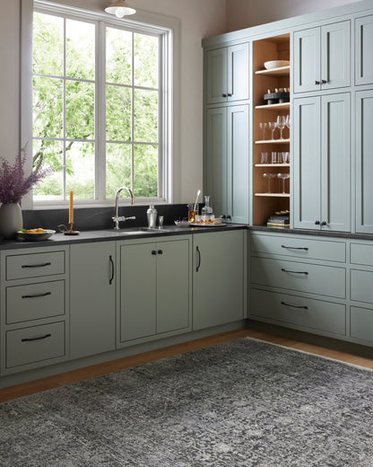 Serena Rug in Charcoal/Mist