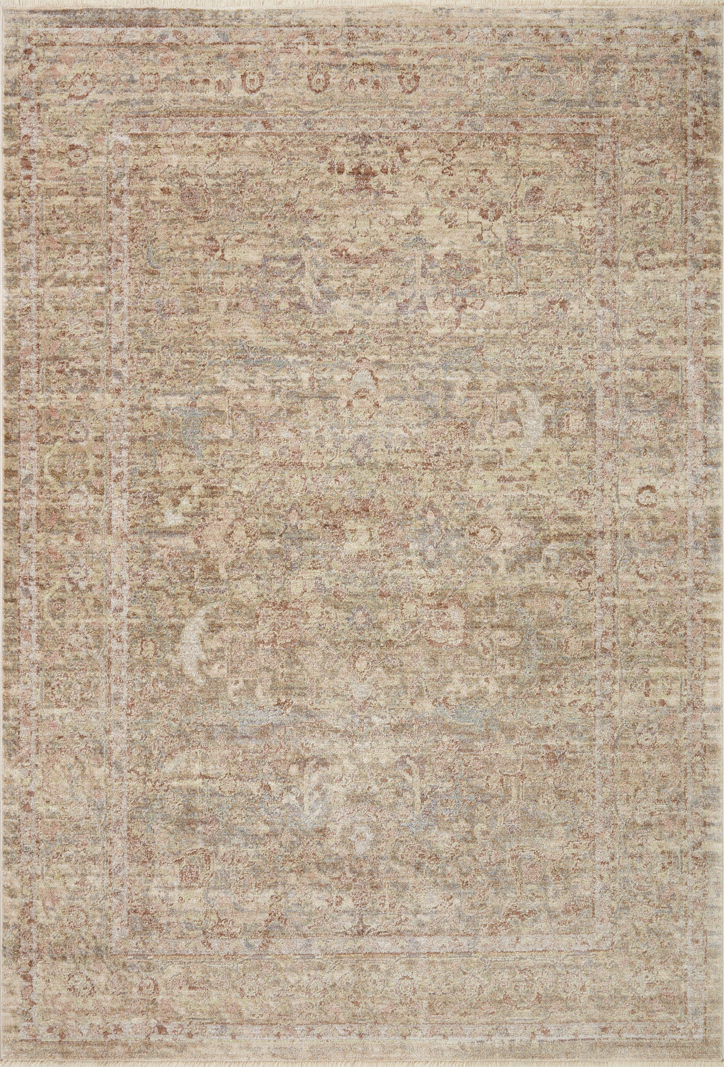 Serena Rug in Moss/Natural