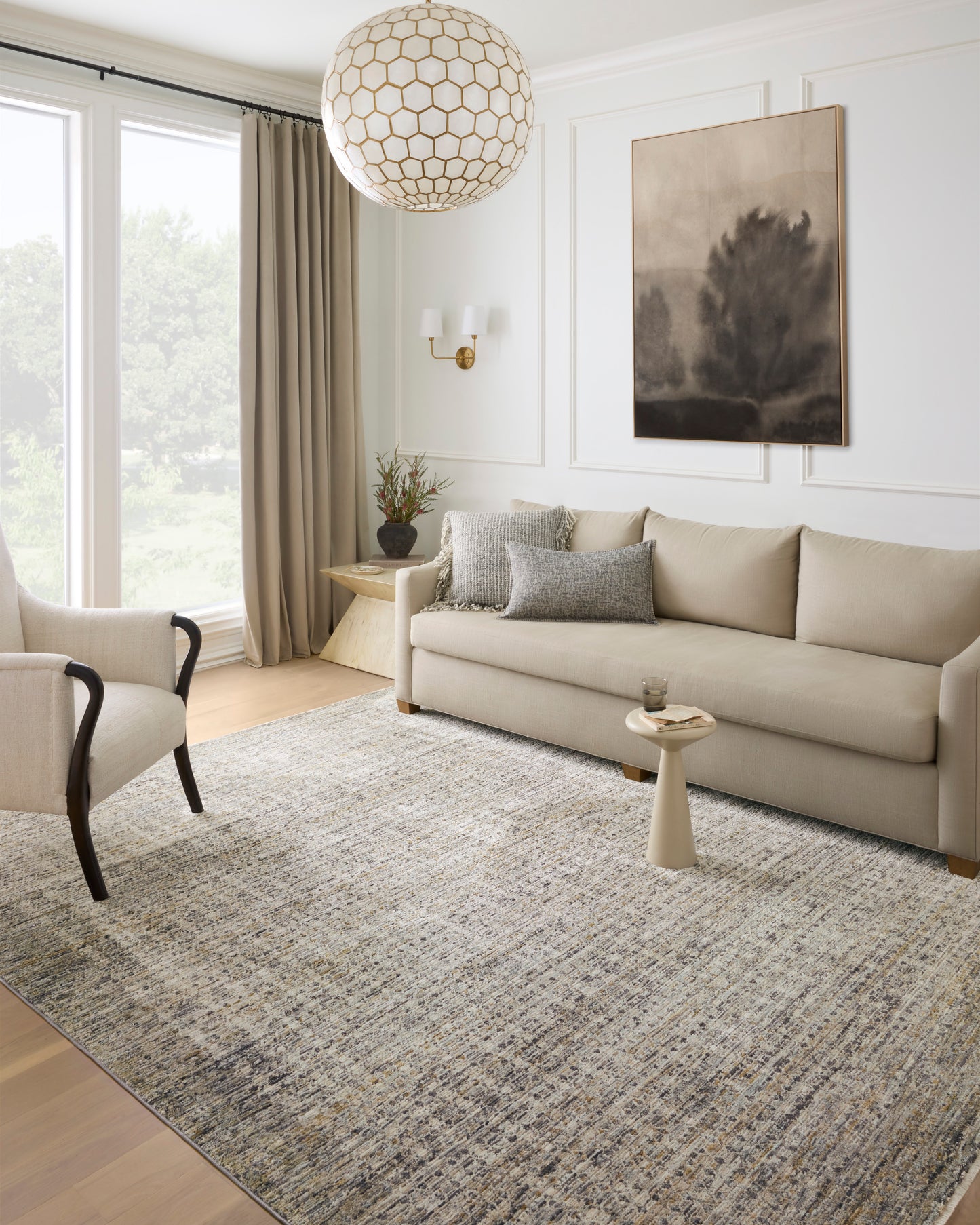 Soho Rug in Charcoal/Multi