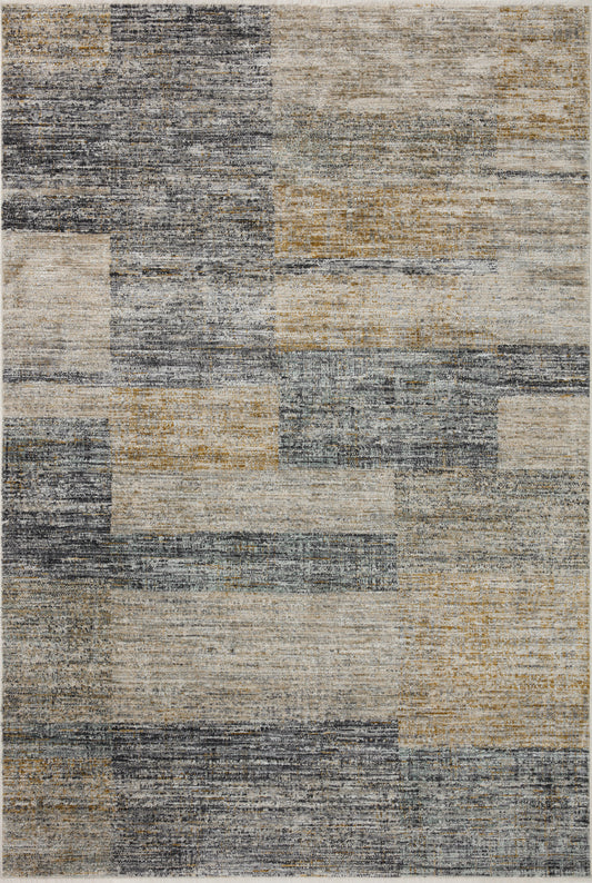 Soho Rug in Grey/Gold