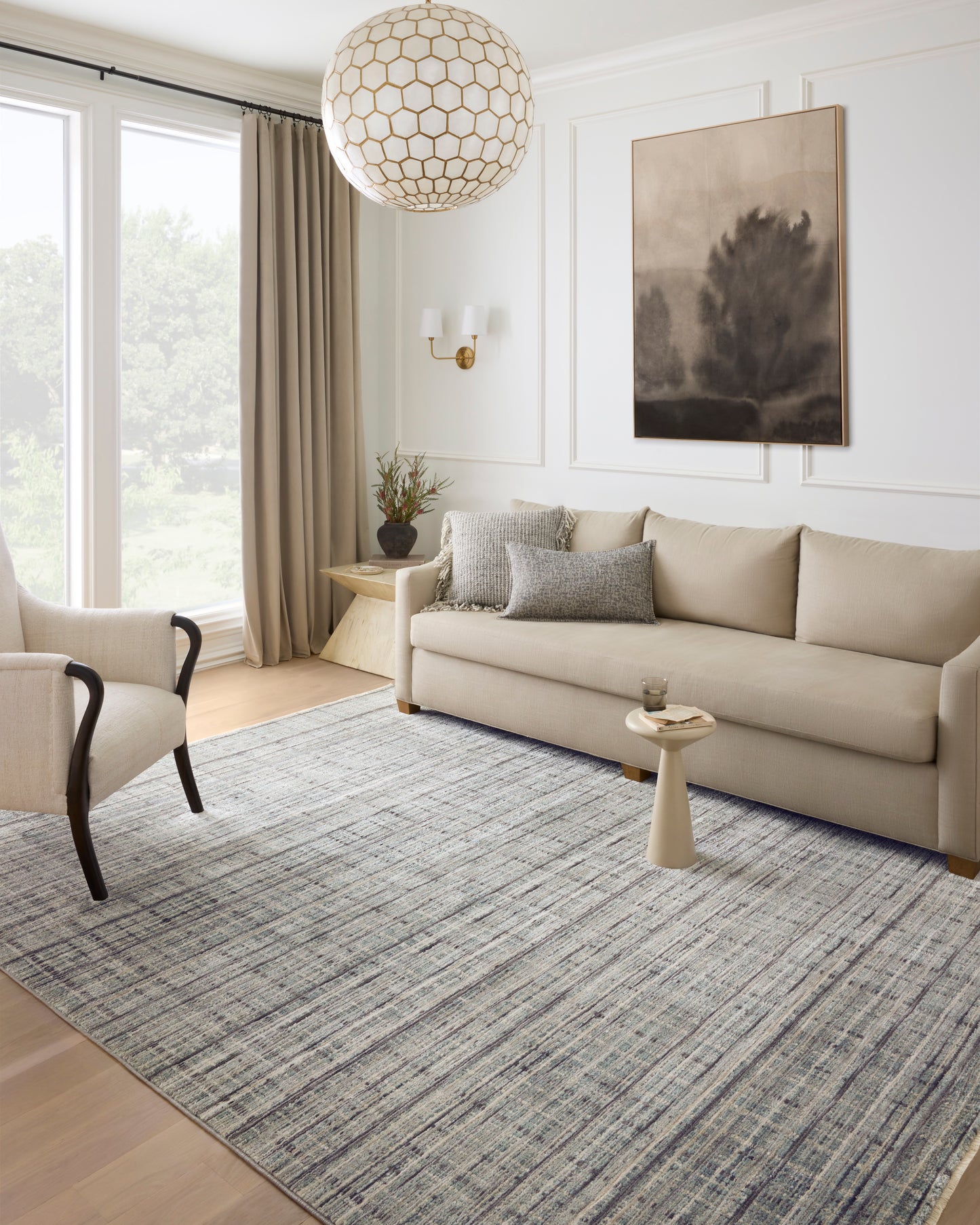 Soho Rug in Jade/Stone