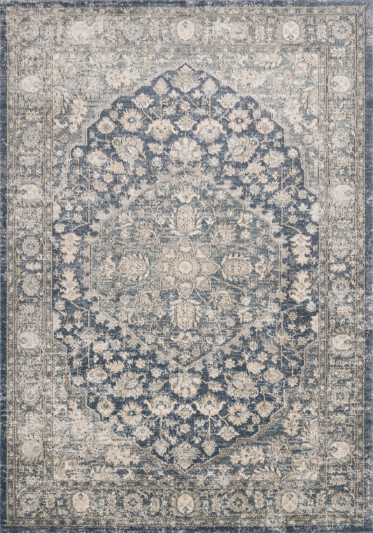 Sadie Rug in Denim/Mist