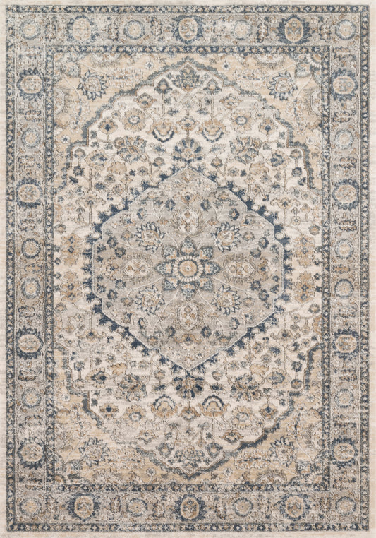 Sadie Rug in Natural/Light Grey