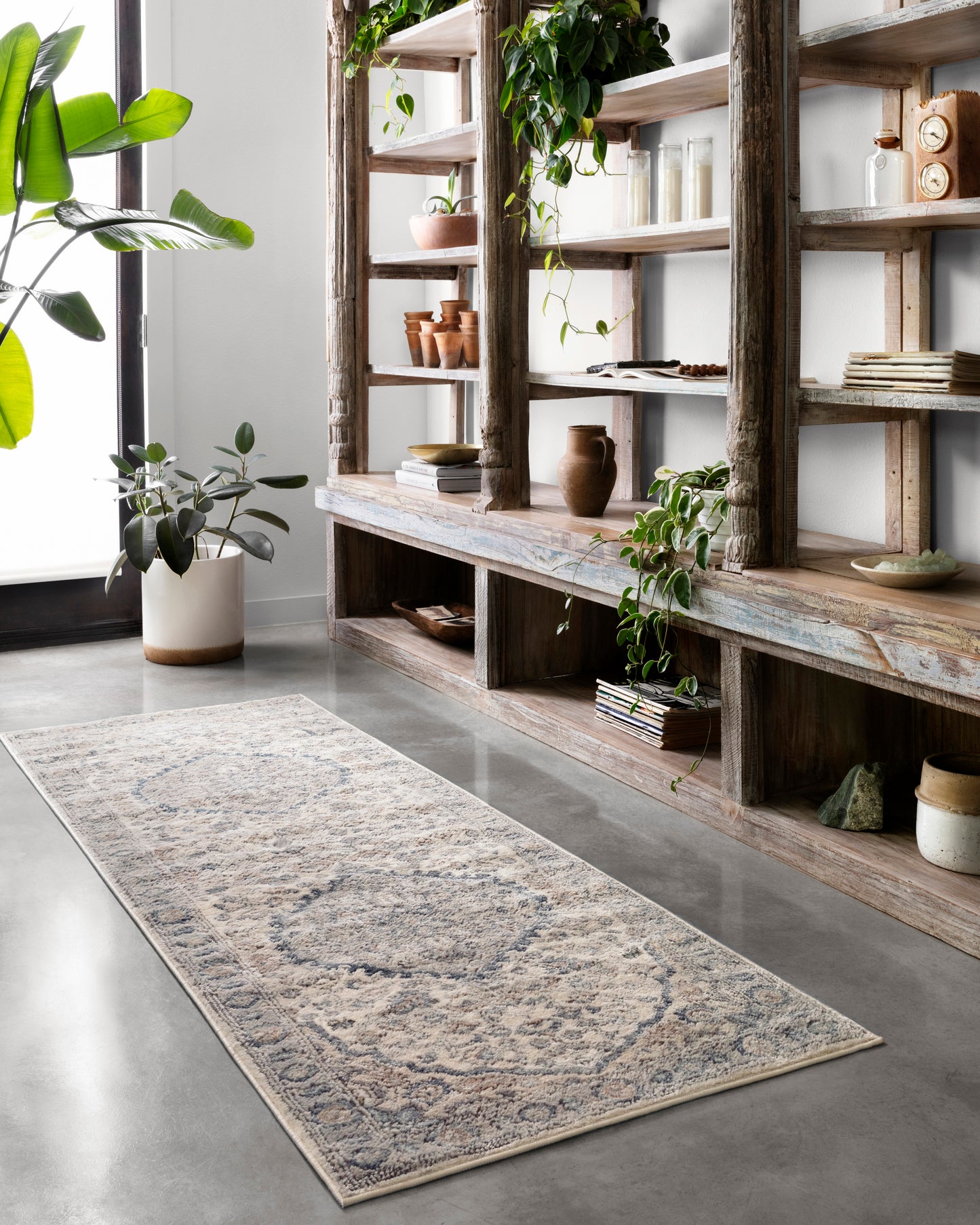 Sadie Rug in Natural/Light Grey