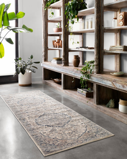 Sadie Rug in Natural/Light Grey