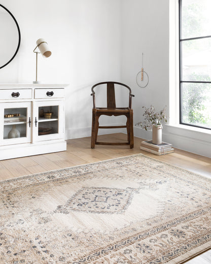 Sadie Rug in Oatmeal/Ivory