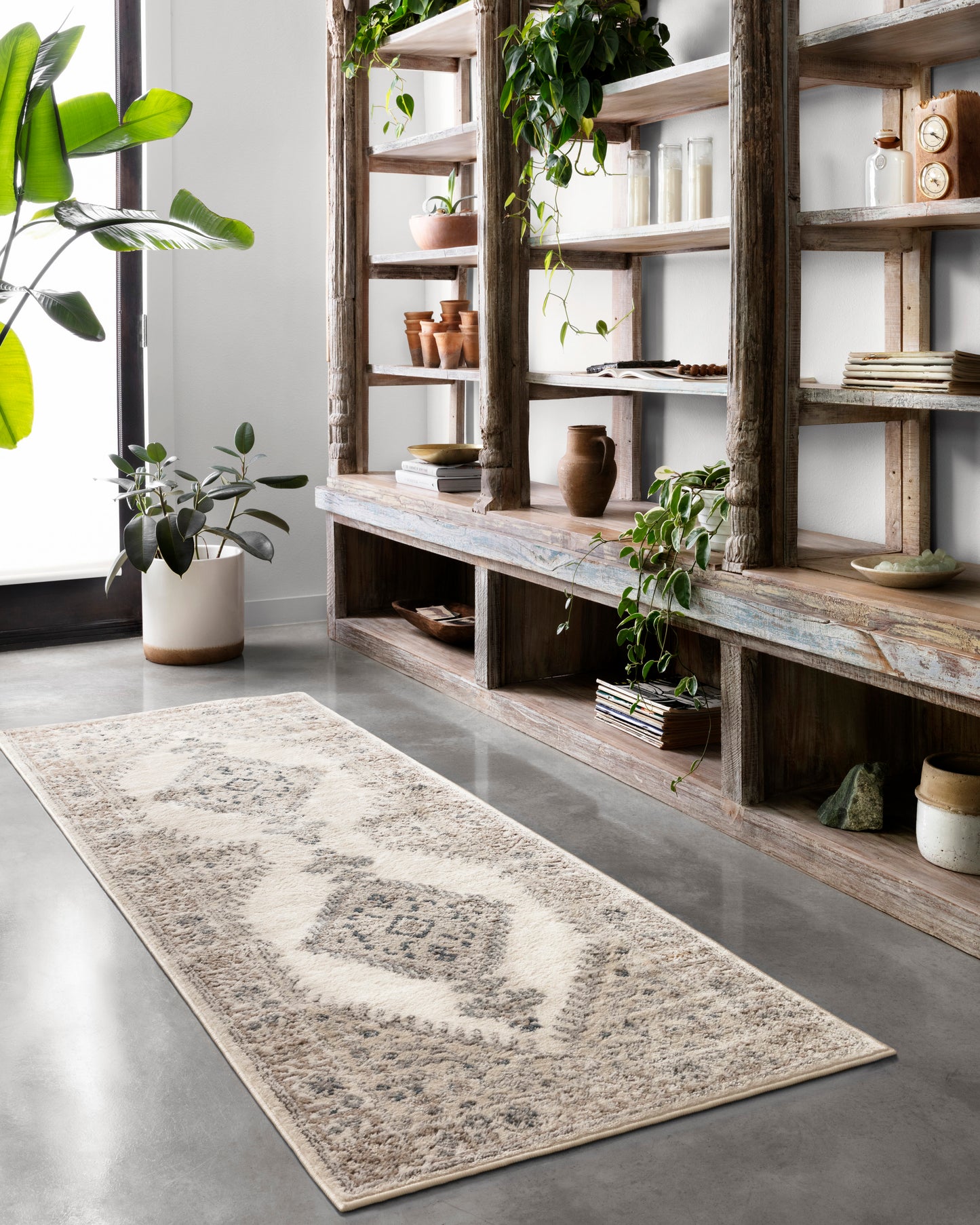 Sadie Rug in Oatmeal/Ivory