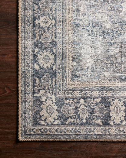 Freya Rug in Silver/Charcoal