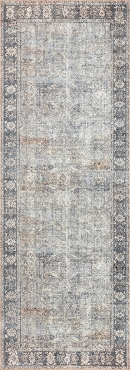 Freya Rug in Silver/Charcoal