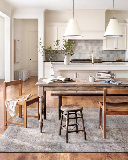 Freya Rug in Silver/Charcoal