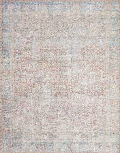 Freya Rug in Red/Teal