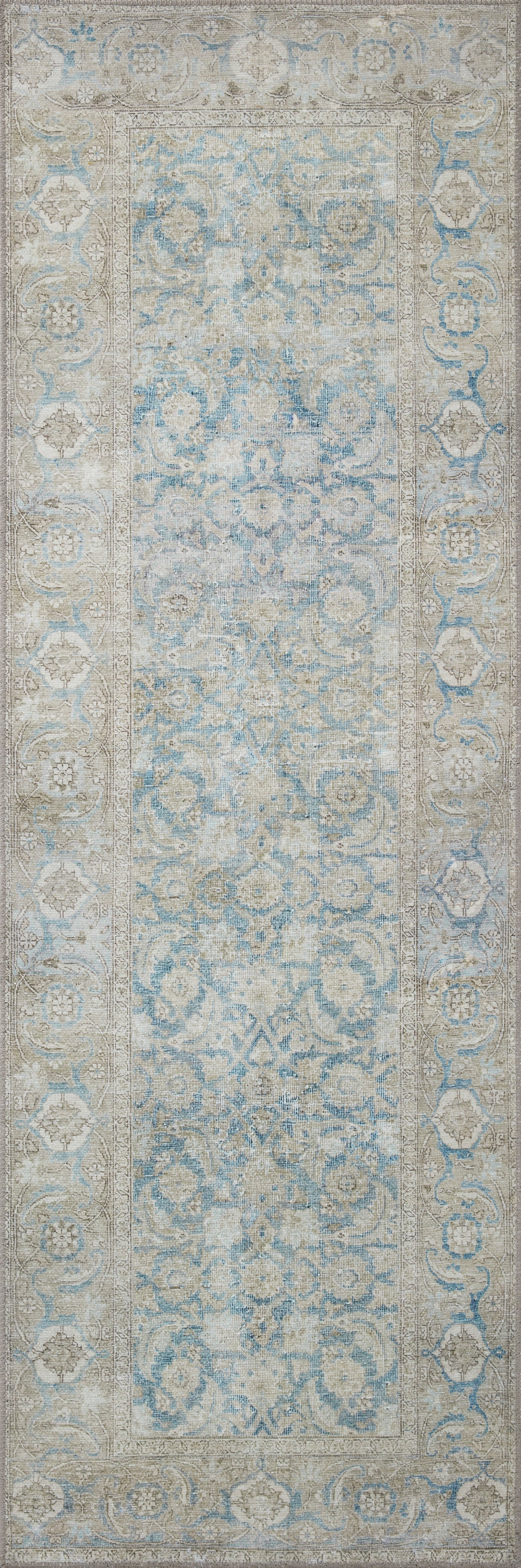 Freya Rug in Ocean/Silver