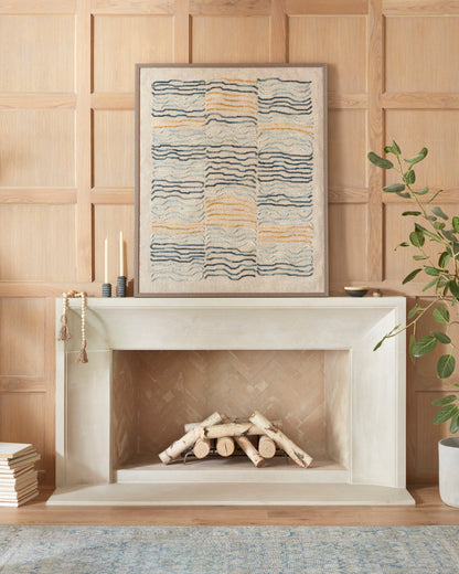 Freya Rug in Ocean/Silver