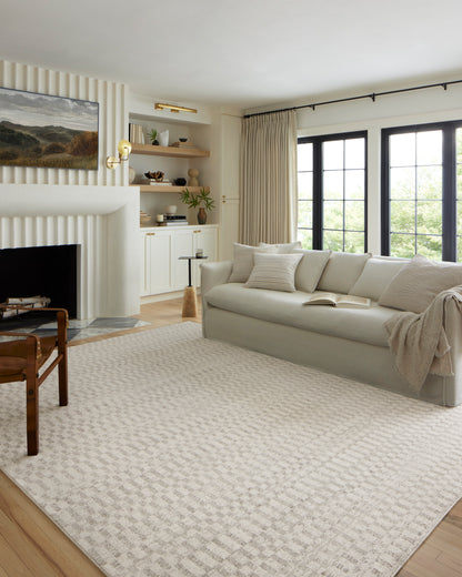 Wren Rug in Ivory/Grey