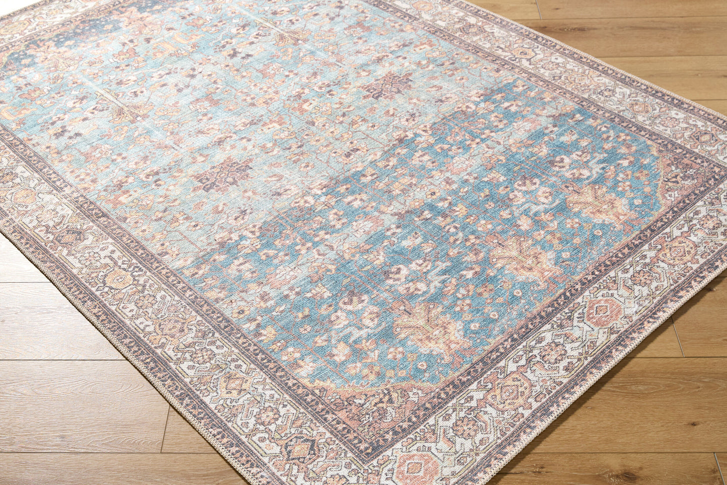 Lana Rug in Vintage Aqua