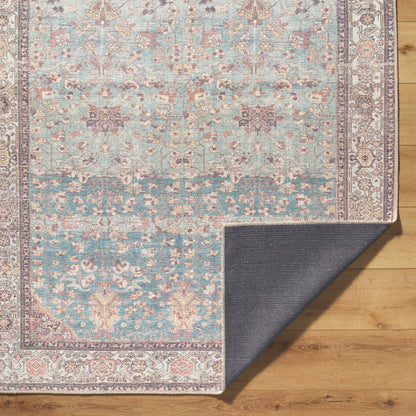 Lana Rug in Vintage Aqua