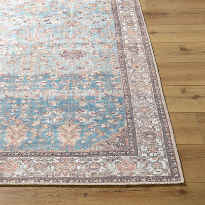 Lana Rug in Vintage Aqua