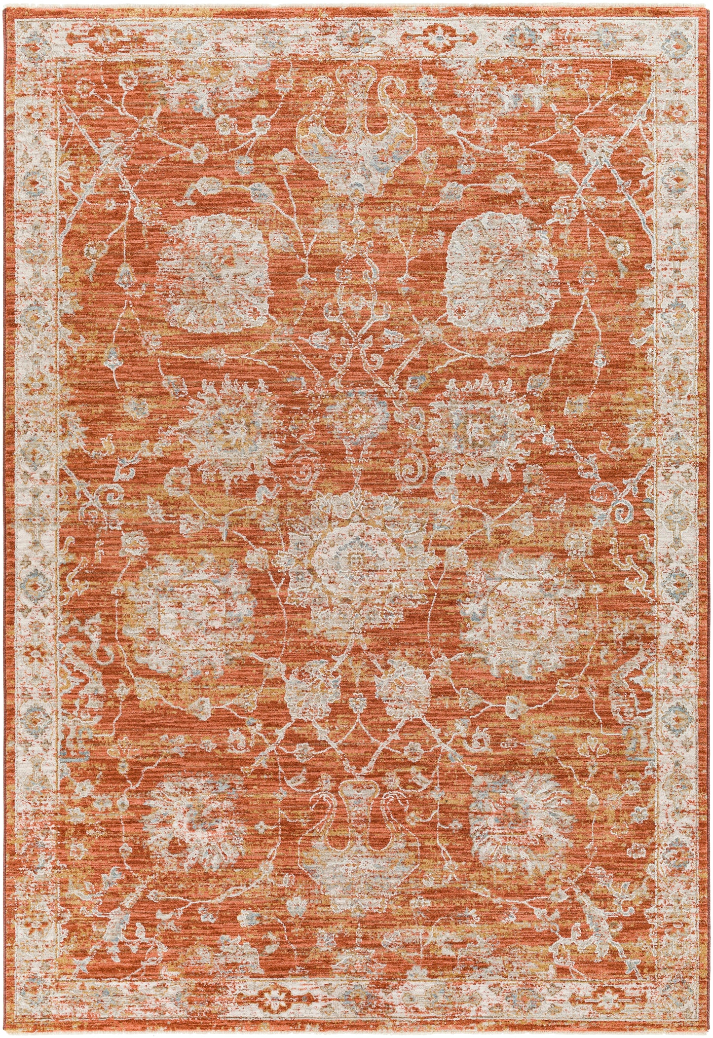 Gatsby Rug in Tangerine