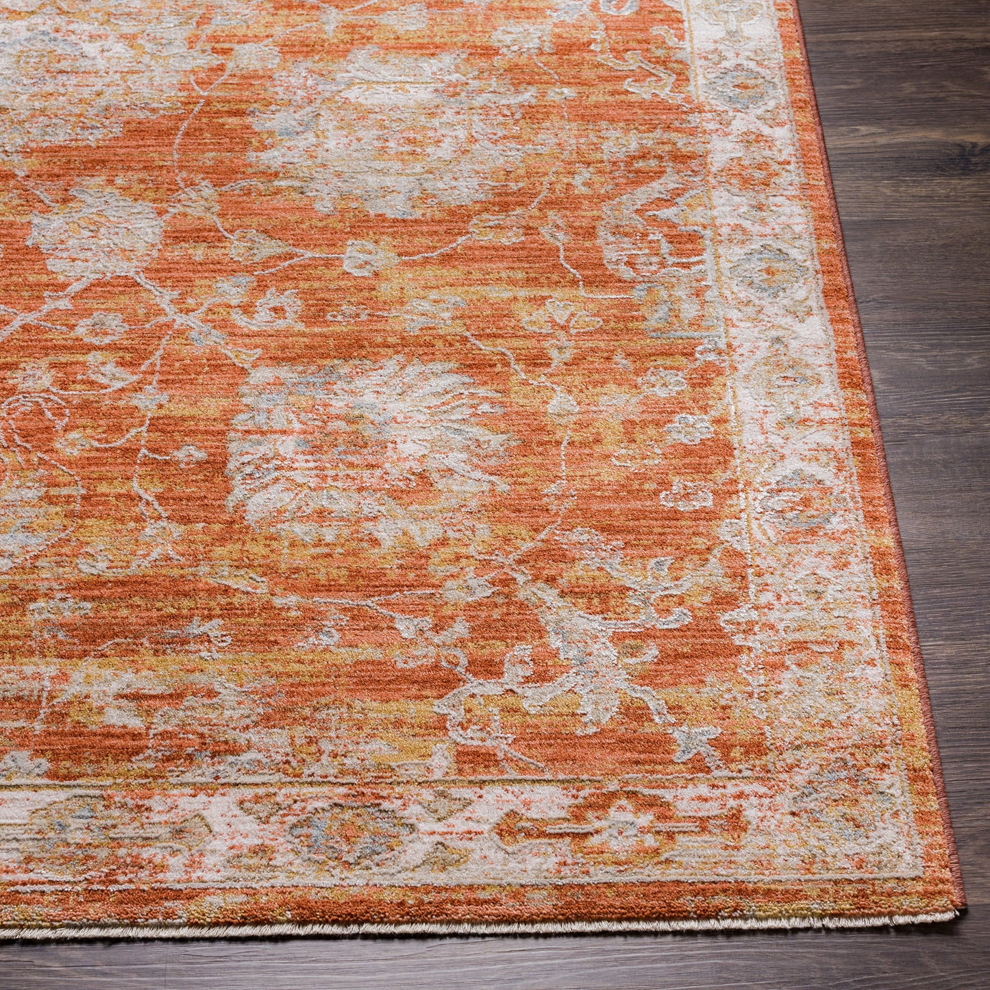 Gatsby Rug in Tangerine