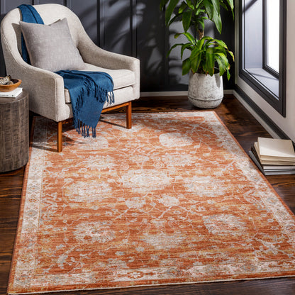 Gatsby Rug in Tangerine