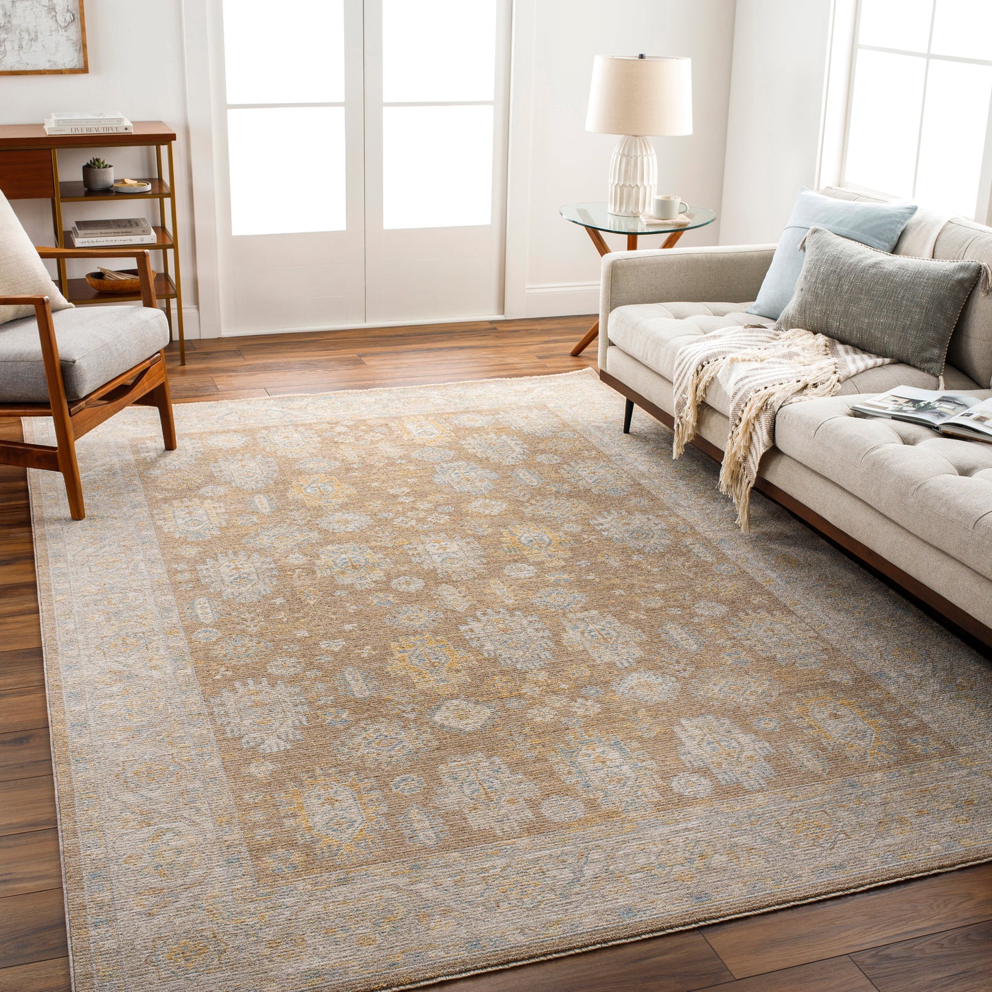 Gatsby Rug in Tan/Multi