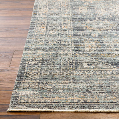 Margaret Rug in Denim/Silver