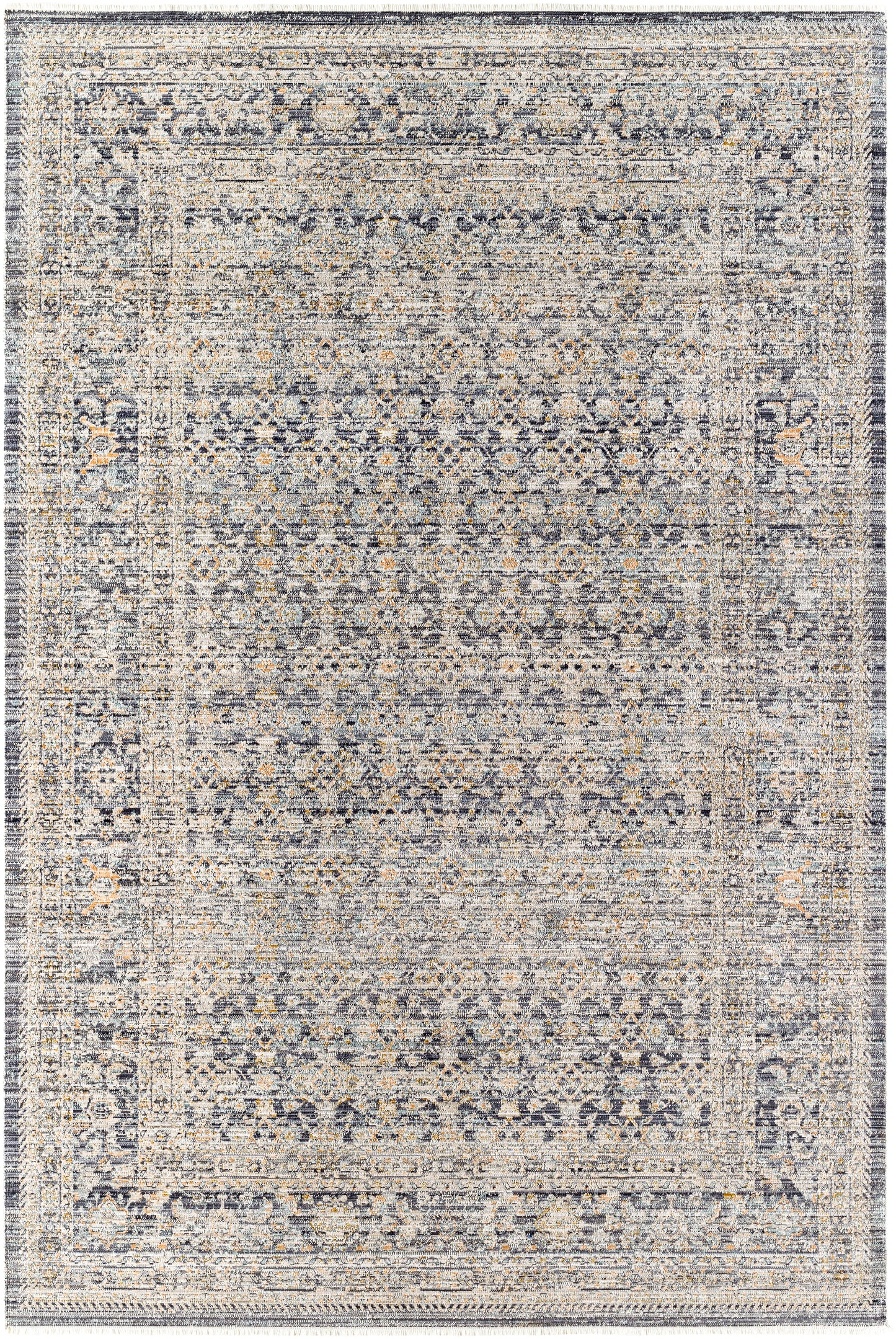 Margaret Rug in Blue/Ivory