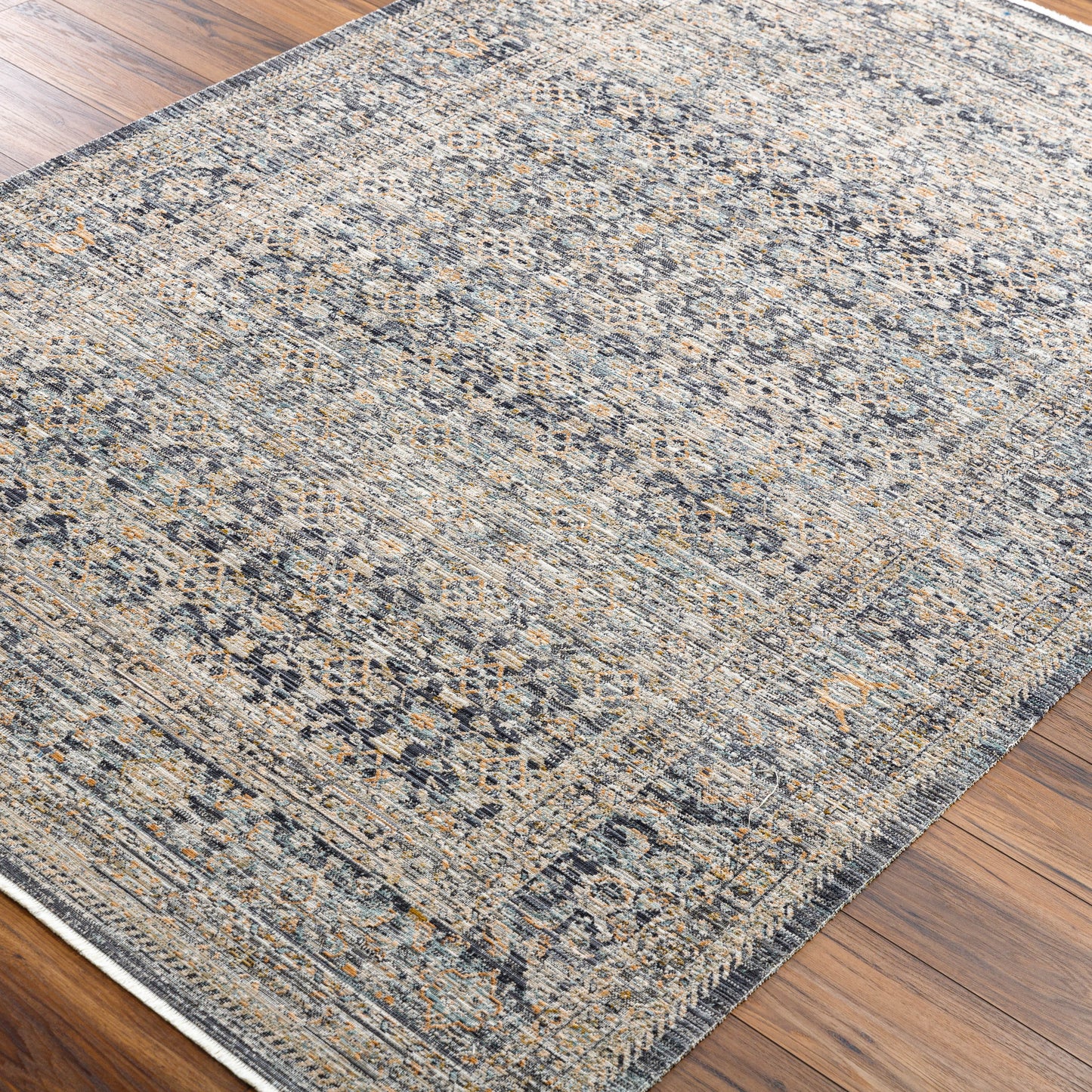 Margaret Rug in Blue/Ivory