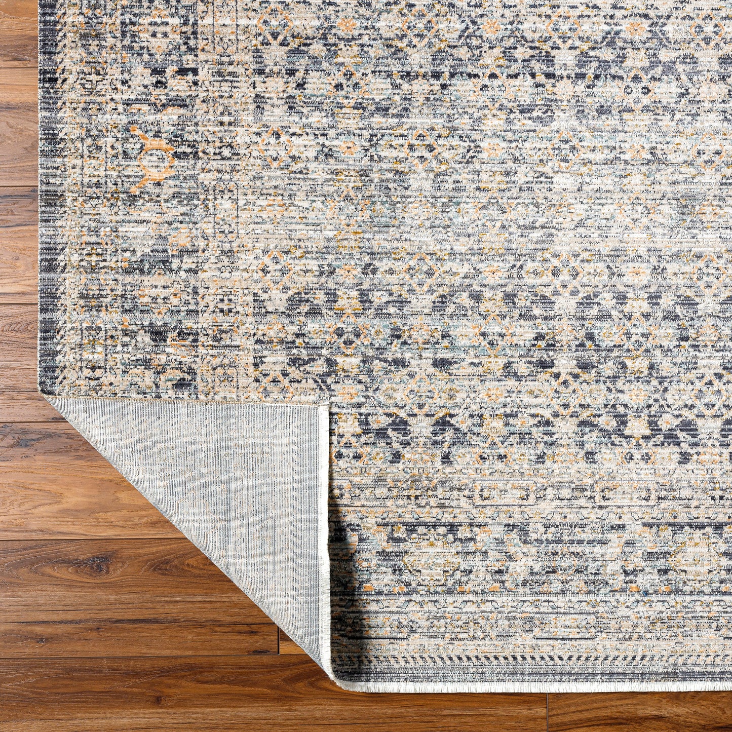Margaret Rug in Blue/Ivory