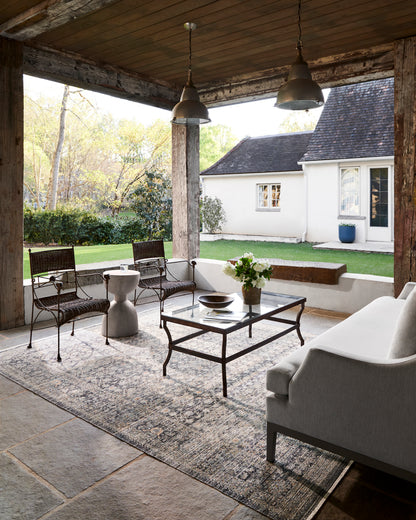 Margaret Rug in Blue/Ivory