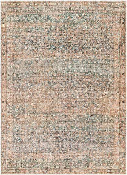 Portia Rug in Cotton/Rust