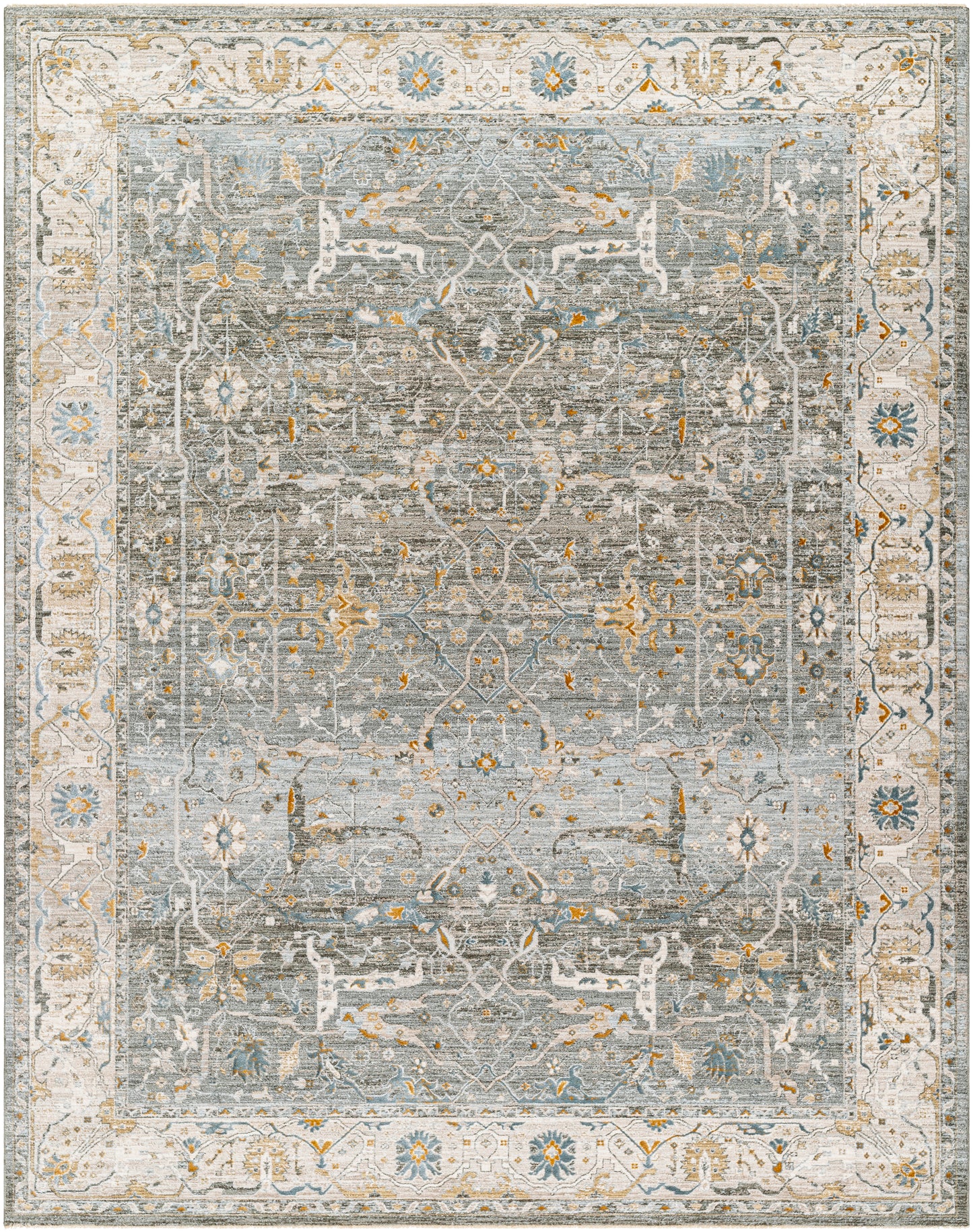 Dresden Rug in Sage/Multi