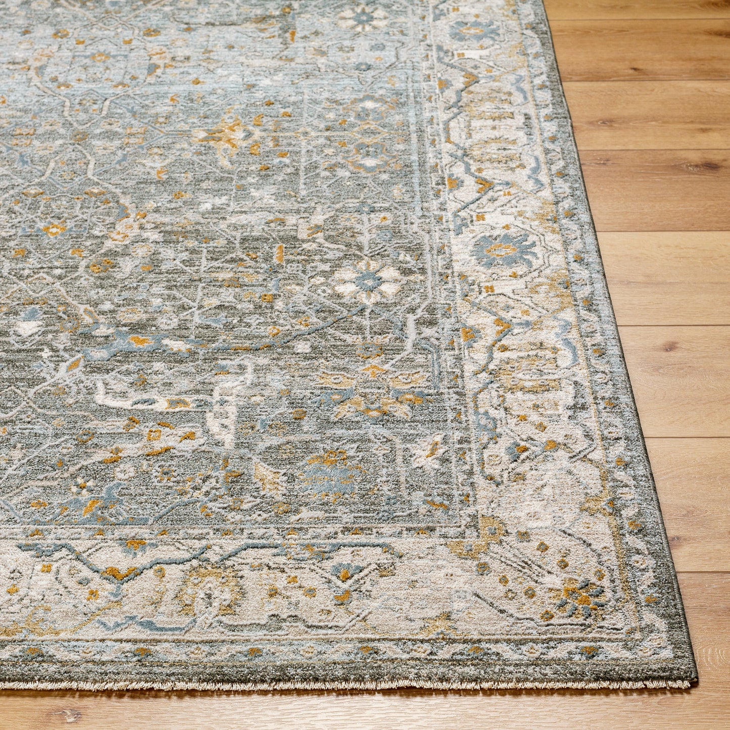 Dresden Rug in Sage/Multi