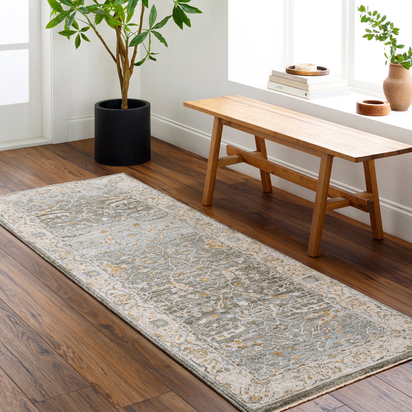 Dresden Rug in Sage/Multi