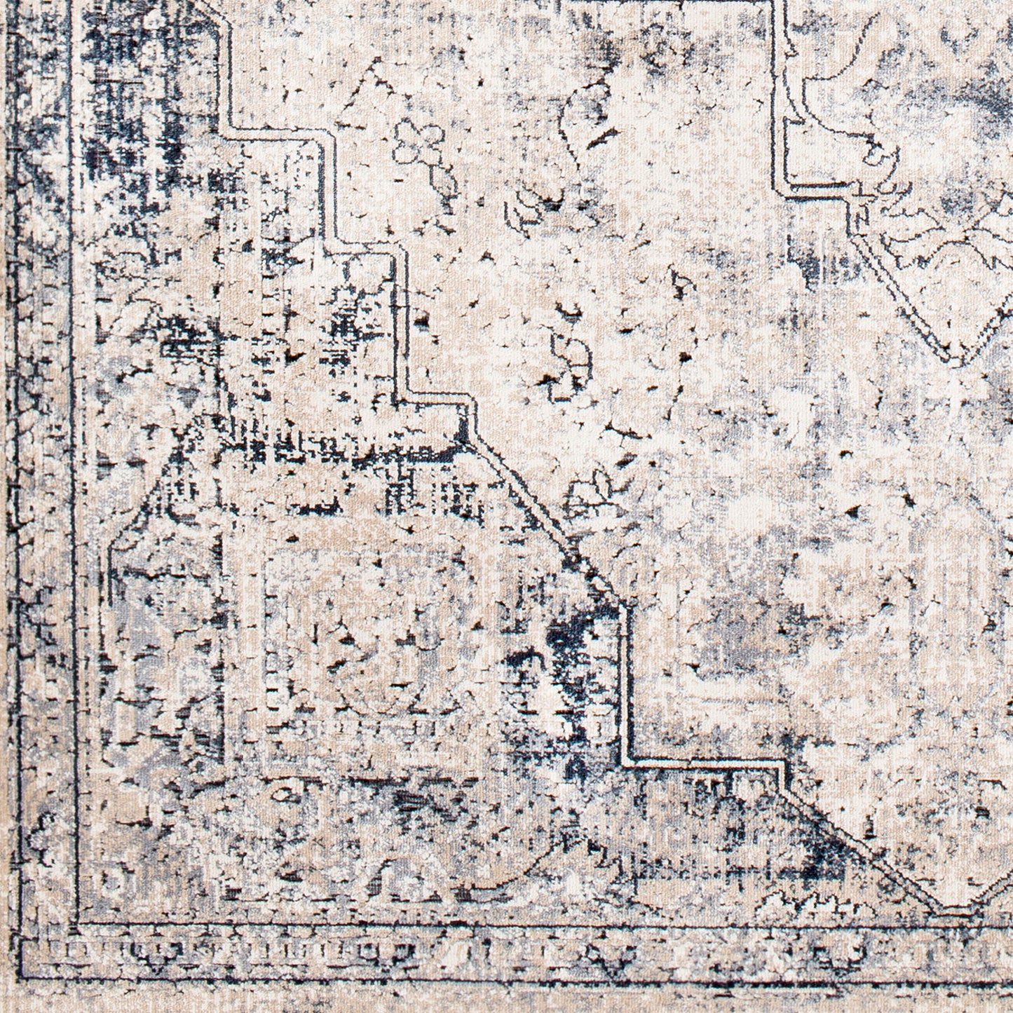 Durham Rug in Ivory/Denim