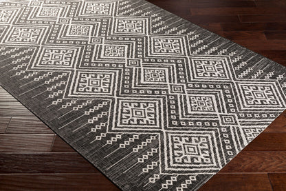 Sorrento Rug in Black/Ivory