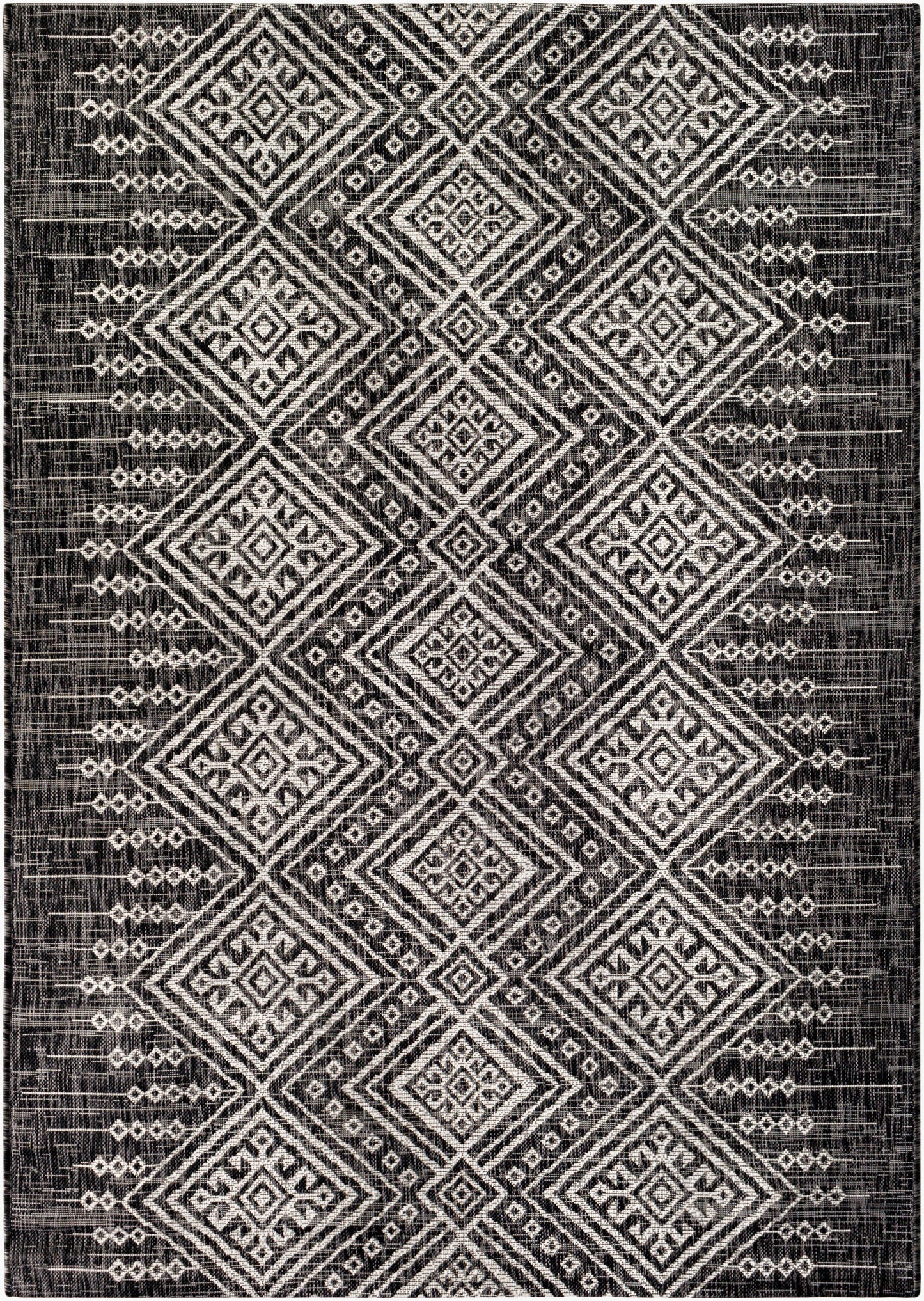 Sorrento Rug in Black/Ivory