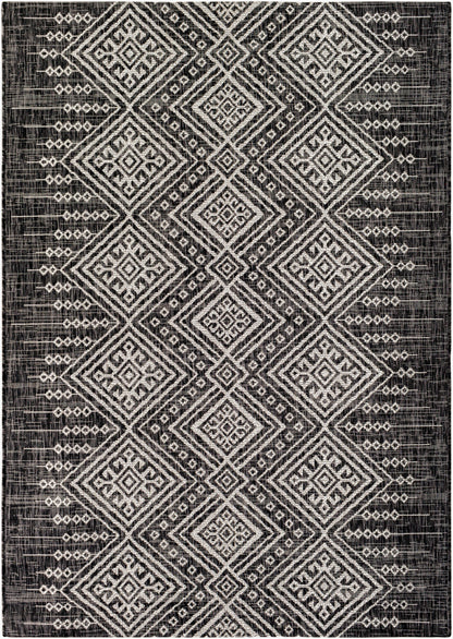 Sorrento Rug in Black/Ivory