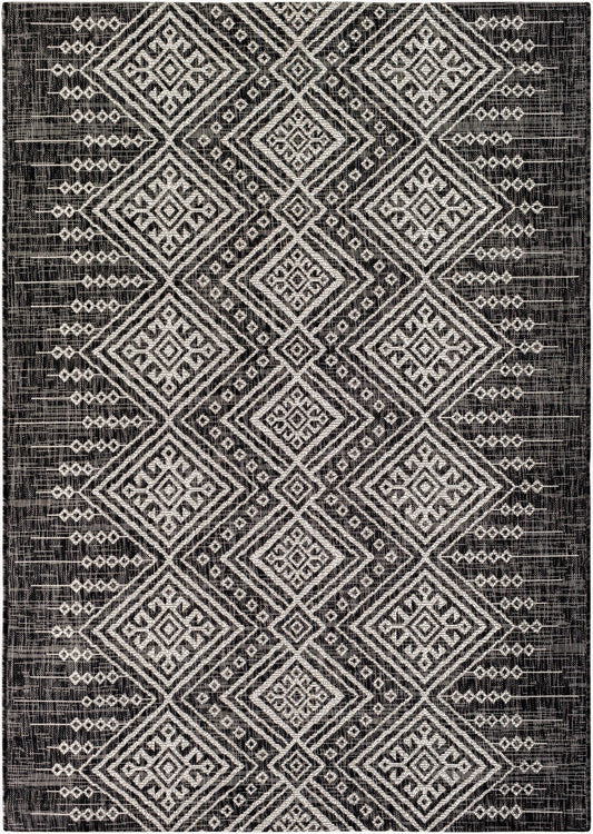 Sorrento Rug in Black/Ivory