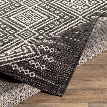 Sorrento Rug in Black/Ivory