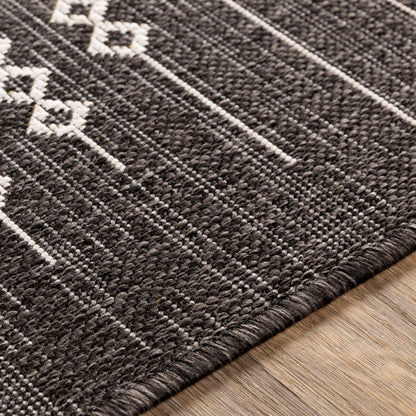 Sorrento Rug in Black/Ivory