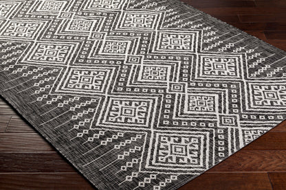 Sorrento Rug in Black/Ivory