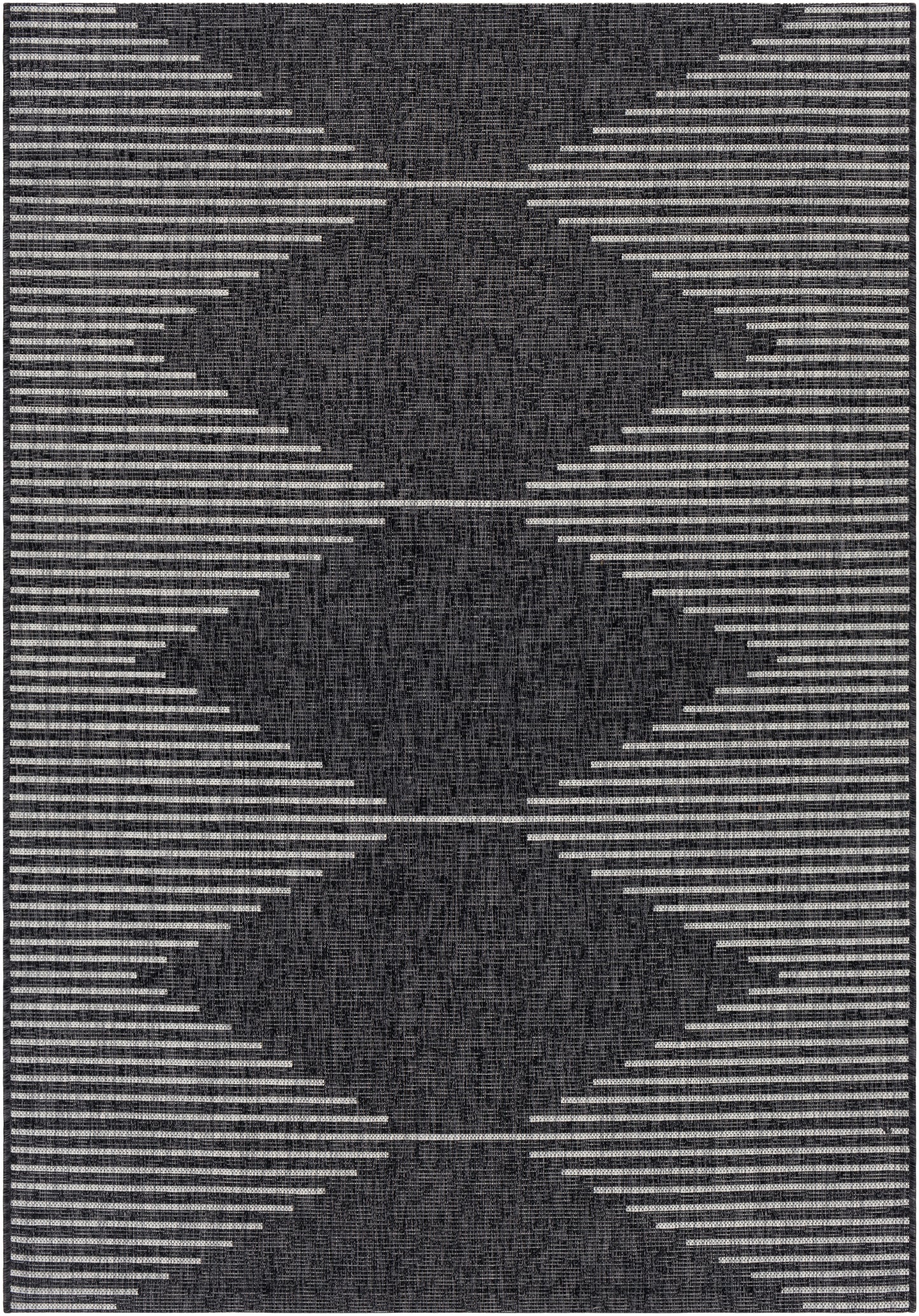 Sorrento Rug in Charcoal/Light Grey
