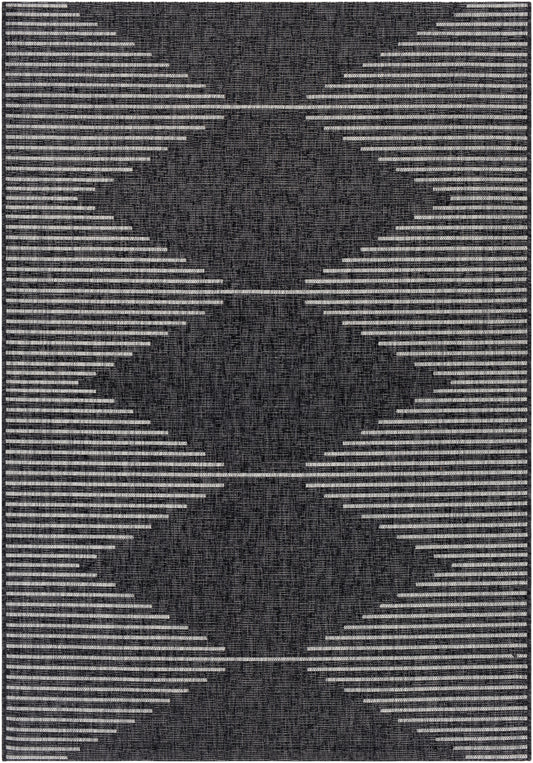 Sorrento Rug in Charcoal/Light Grey