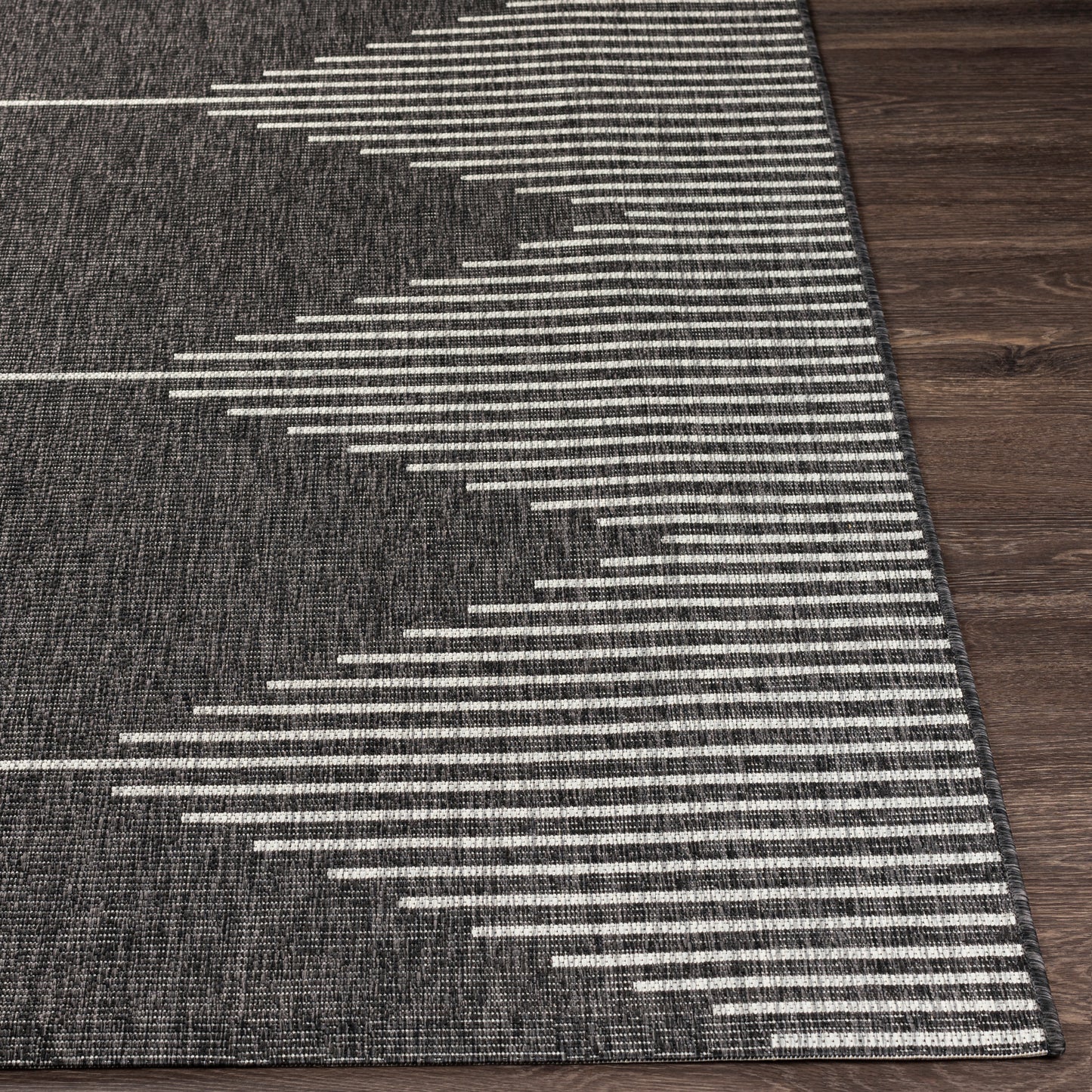 Sorrento Rug in Charcoal/Light Grey