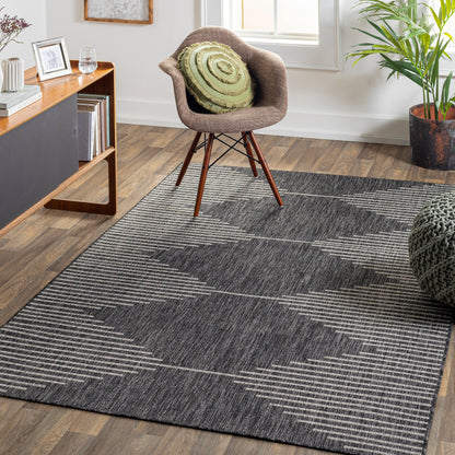 Sorrento Rug in Charcoal/Light Grey