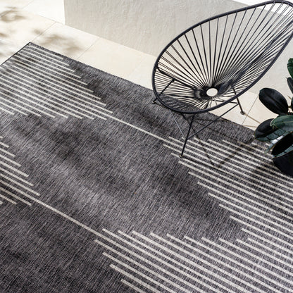 Sorrento Rug in Charcoal/Light Grey